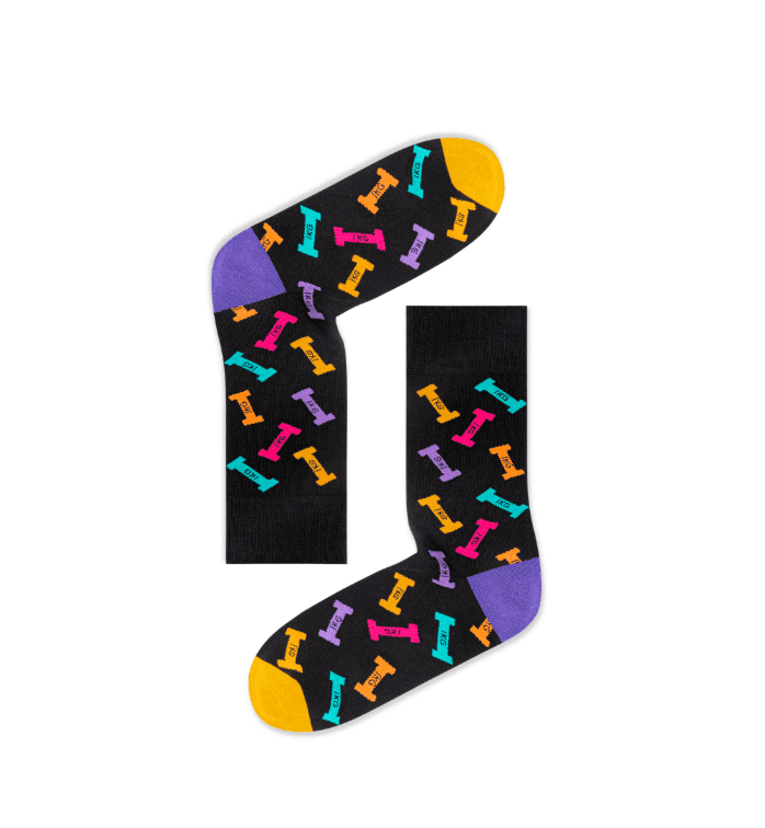 Trendy Letter Graphic Socks I2