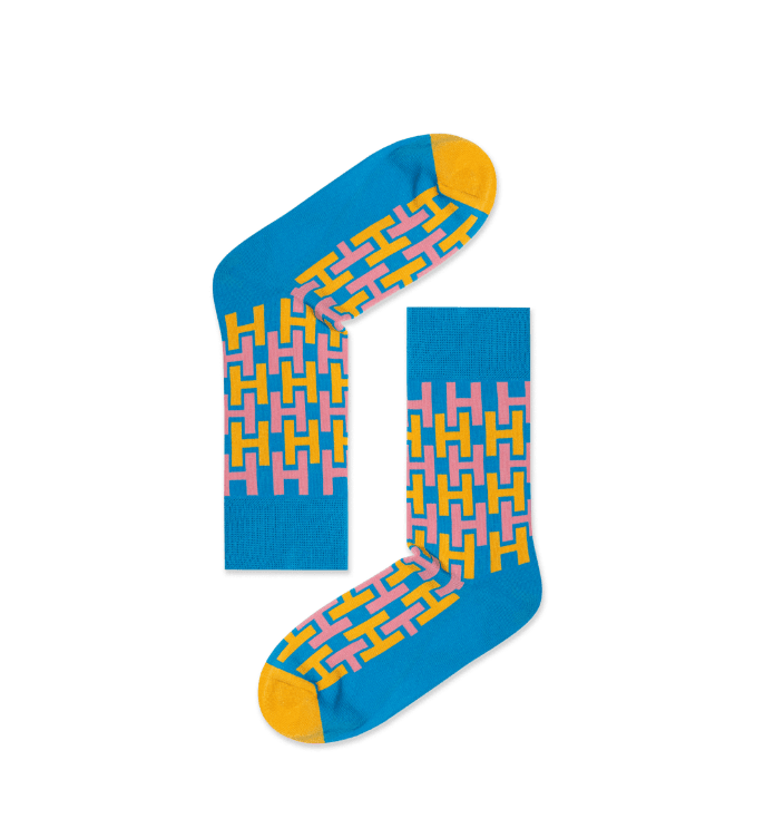 Trendy Letter Graphic Socks H1
