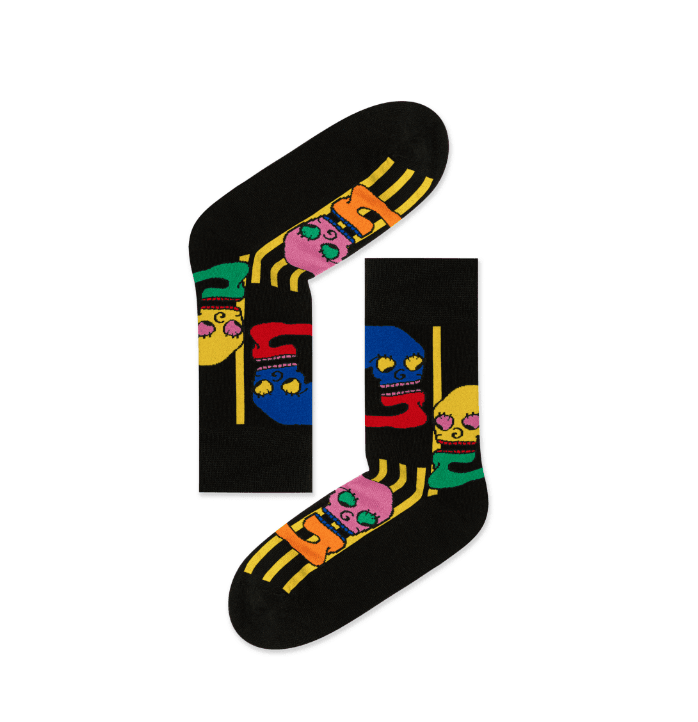 Trendy Letter Graphic Socks G2