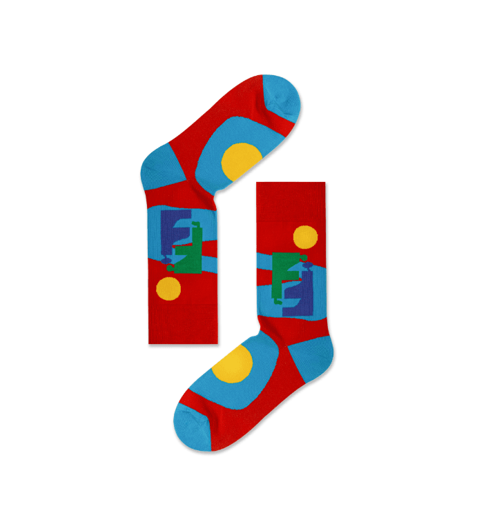 Trendy Letter Graphic Socks F2