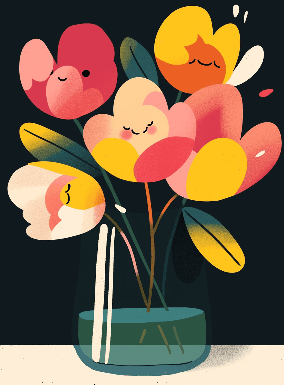 Fresh Bloom 739 original repeating artwork