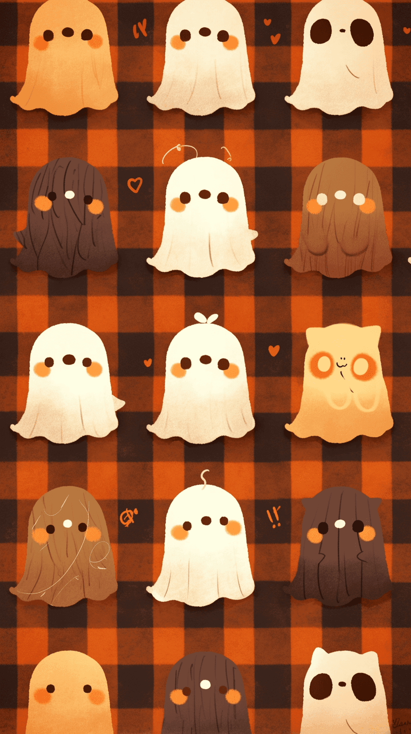 Cute Ghost Sprint original repeating artwork