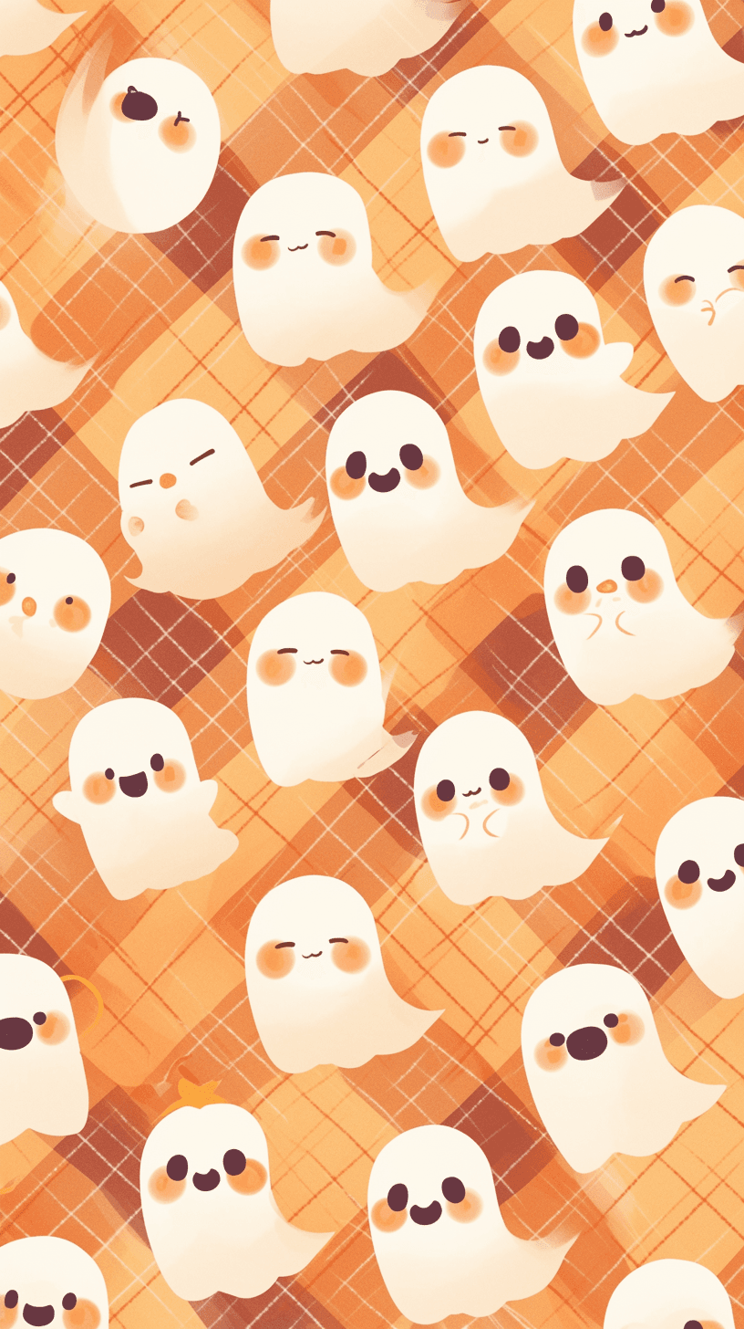 Cute Ghost Dash original repeating artwork